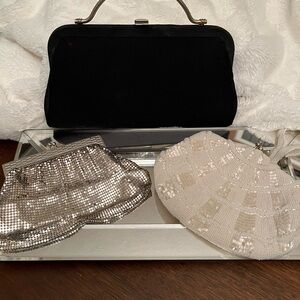 Vintage Clutch Hand Bags circa 1950 and before.
